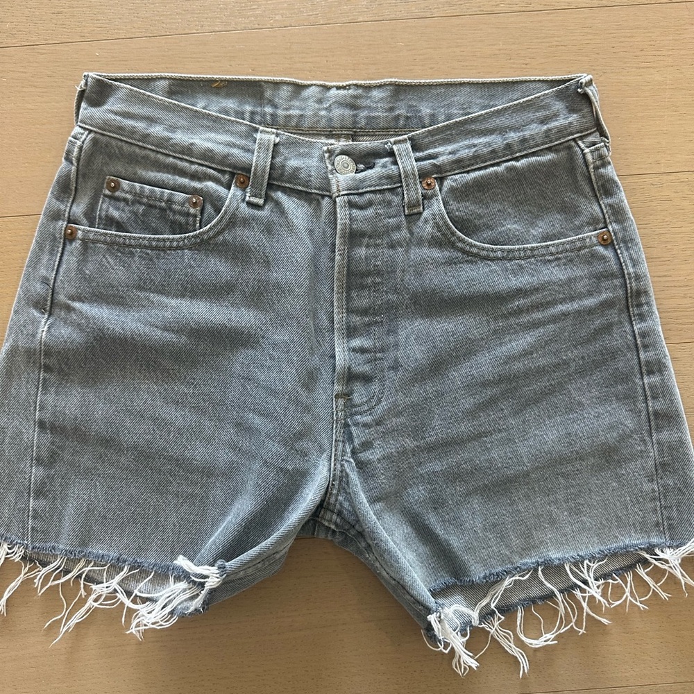 Vintage Levi's Grey 501 Jean Shorts